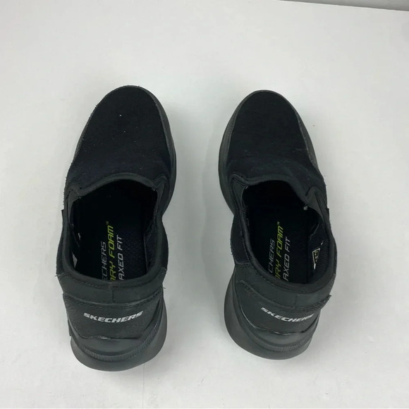 Skechers Mens 8.5 Black Equalizer Bluegate Loafer Slip On Comfort Shoe Relaxed - Picture 3 of 6